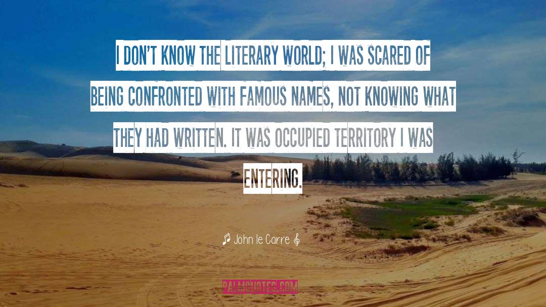 Literary World quotes by John Le Carre