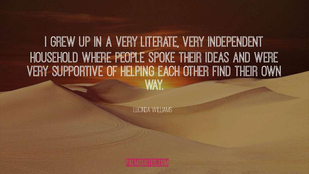 Literate quotes by Lucinda Williams