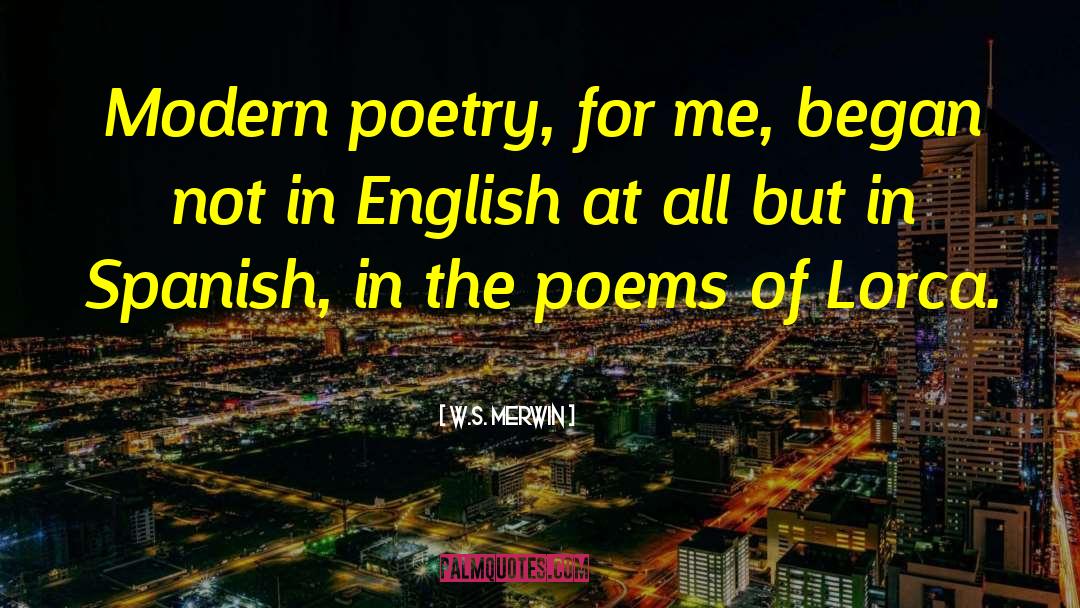 Literature In Translation quotes by W.S. Merwin