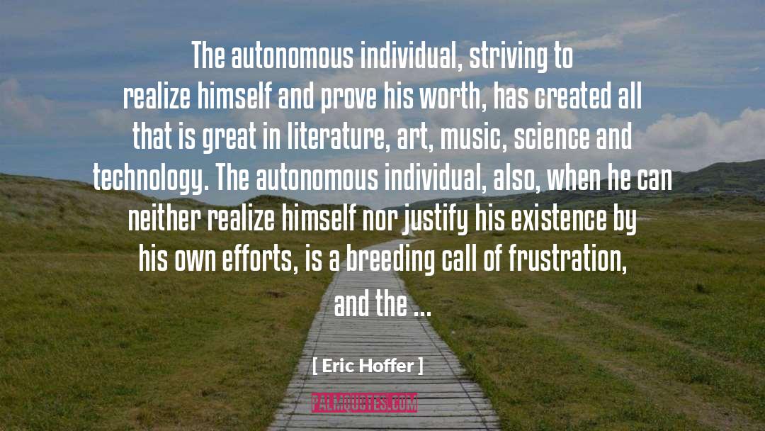 Literature quotes by Eric Hoffer