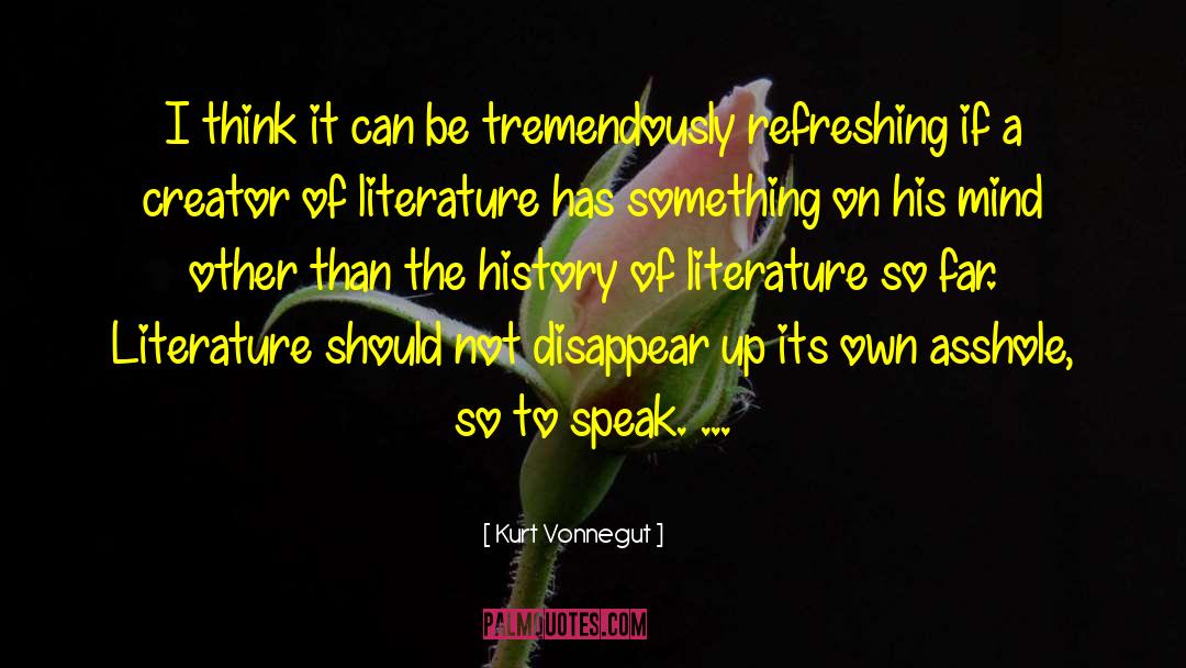 Literature Writing quotes by Kurt Vonnegut