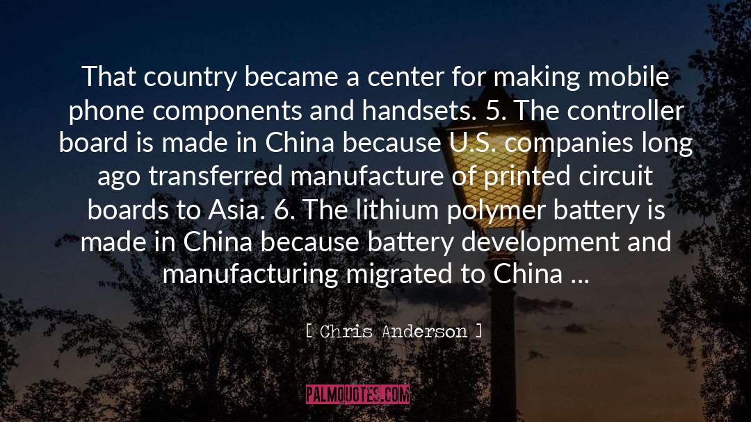 Lithium quotes by Chris Anderson