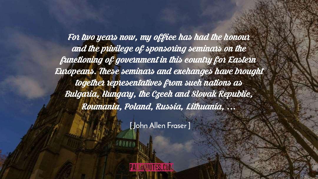 Lithuania And Baltic Sea quotes by John Allen Fraser