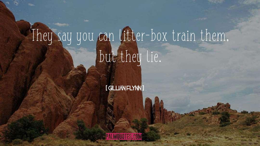Litter Box quotes by Gillian Flynn