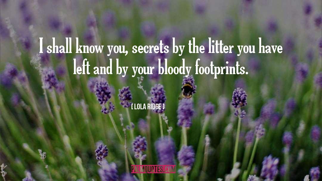 Litter quotes by Lola Ridge