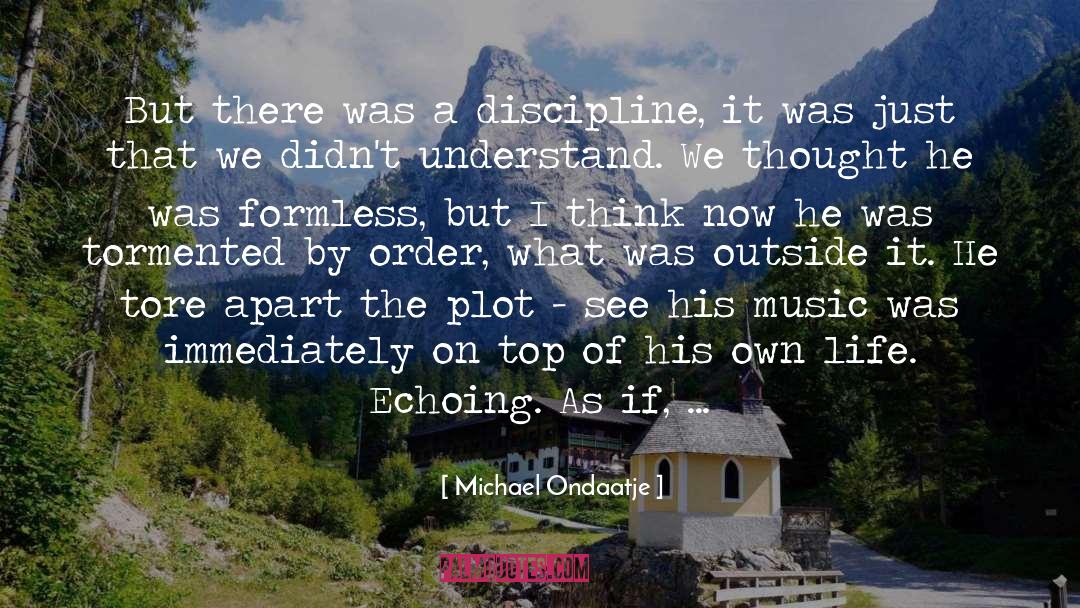 Littered In A Sentence quotes by Michael Ondaatje