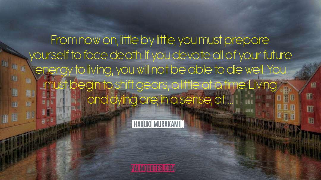 Little By Little quotes by Haruki Murakami