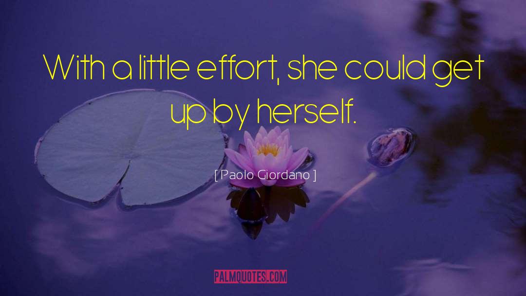 Little Effort quotes by Paolo Giordano