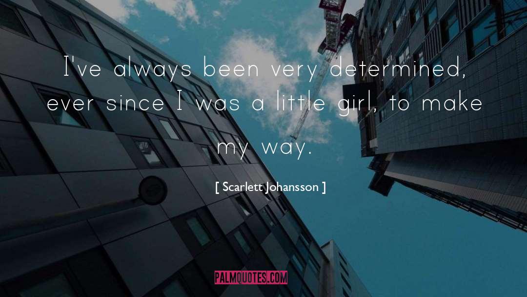 Little Girl quotes by Scarlett Johansson