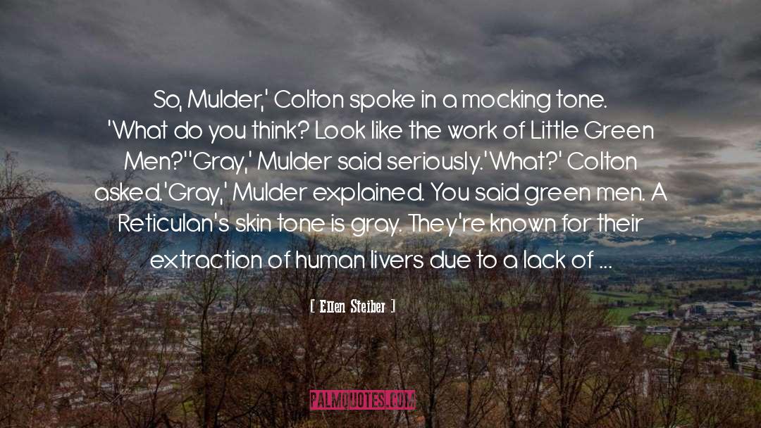 Little Green Men quotes by Ellen Steiber