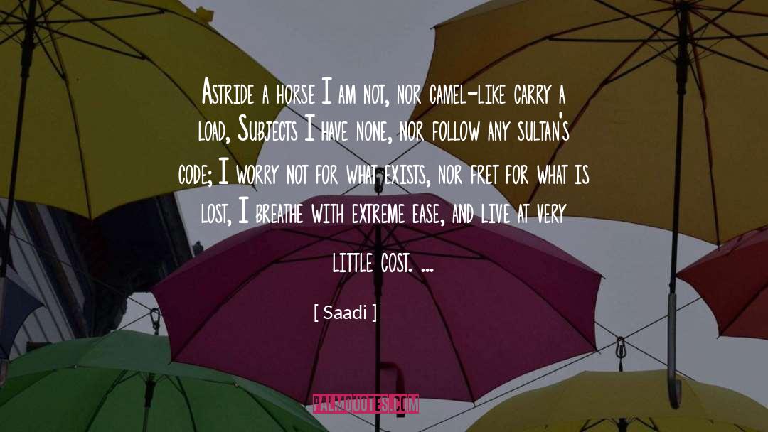 Little Help quotes by Saadi