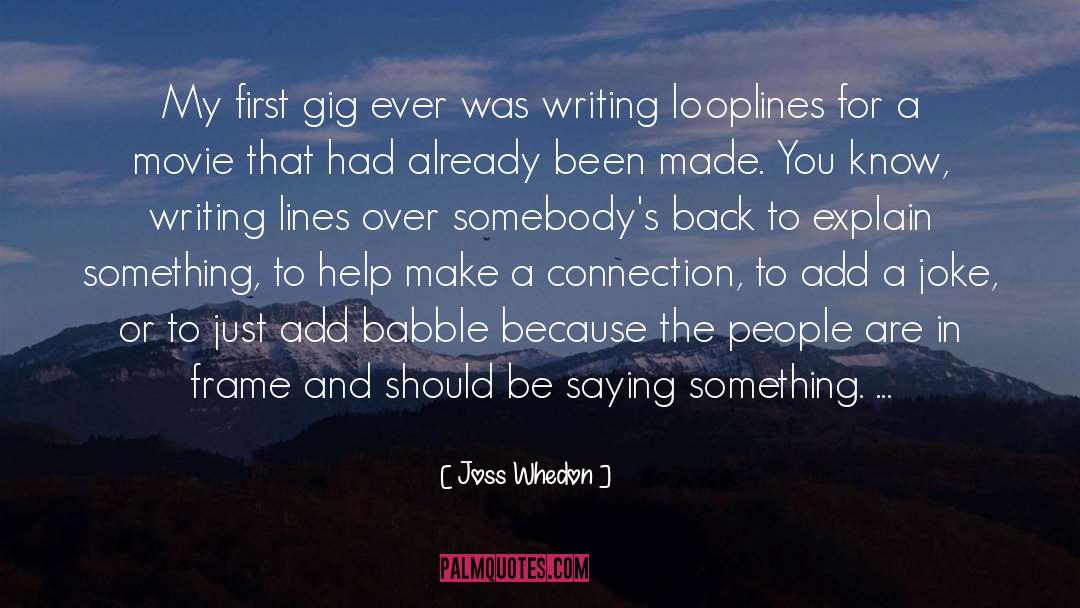 Little Help quotes by Joss Whedon