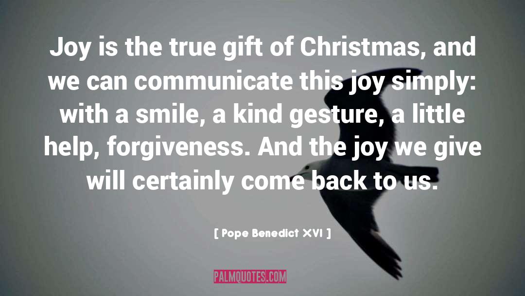 Little Help quotes by Pope Benedict XVI