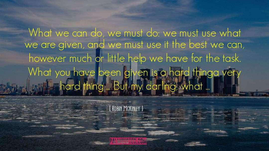 Little Help quotes by Robin McKinley