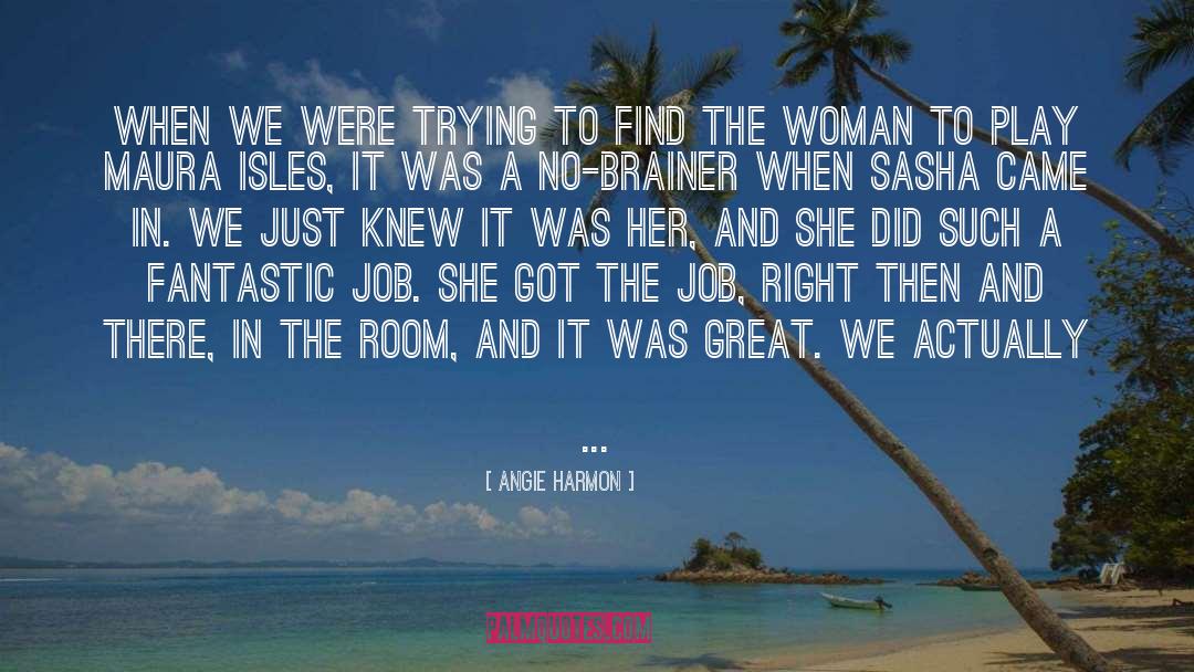 Little Joke quotes by Angie Harmon