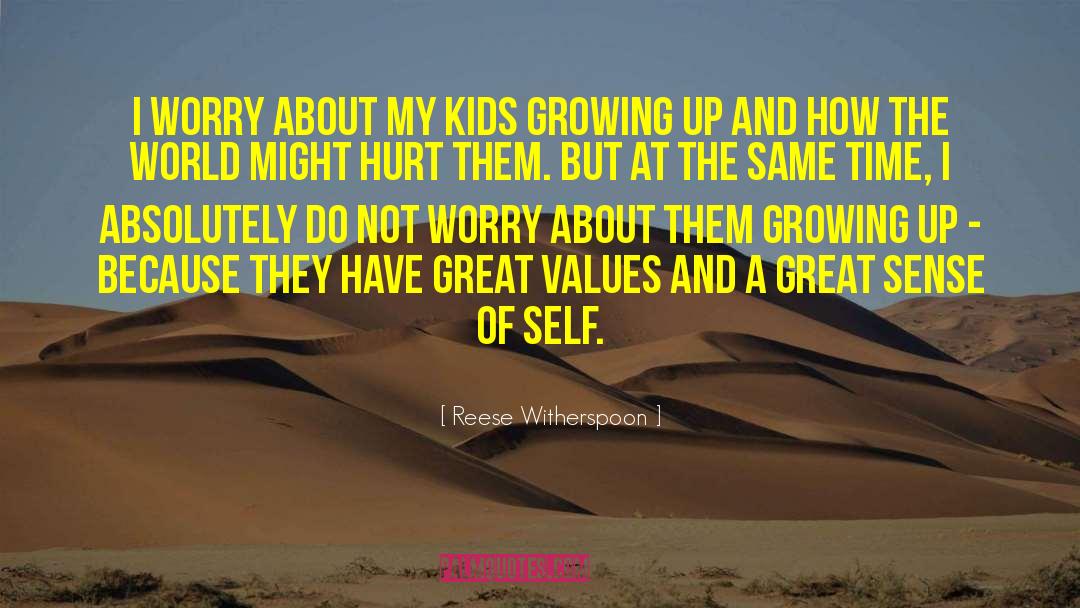 Little Kids Growing Up quotes by Reese Witherspoon