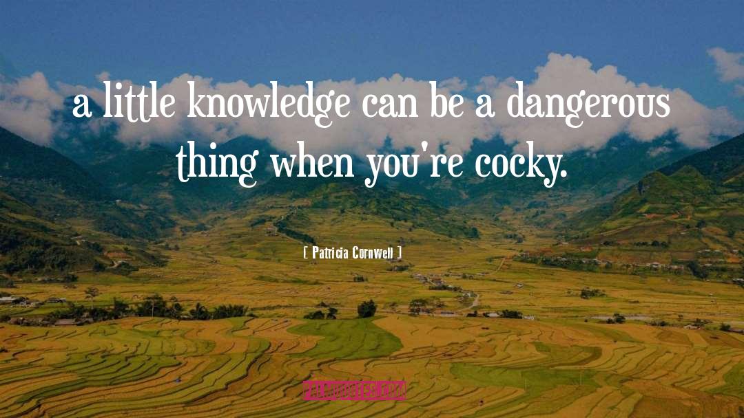 Little Knowledge quotes by Patricia Cornwell