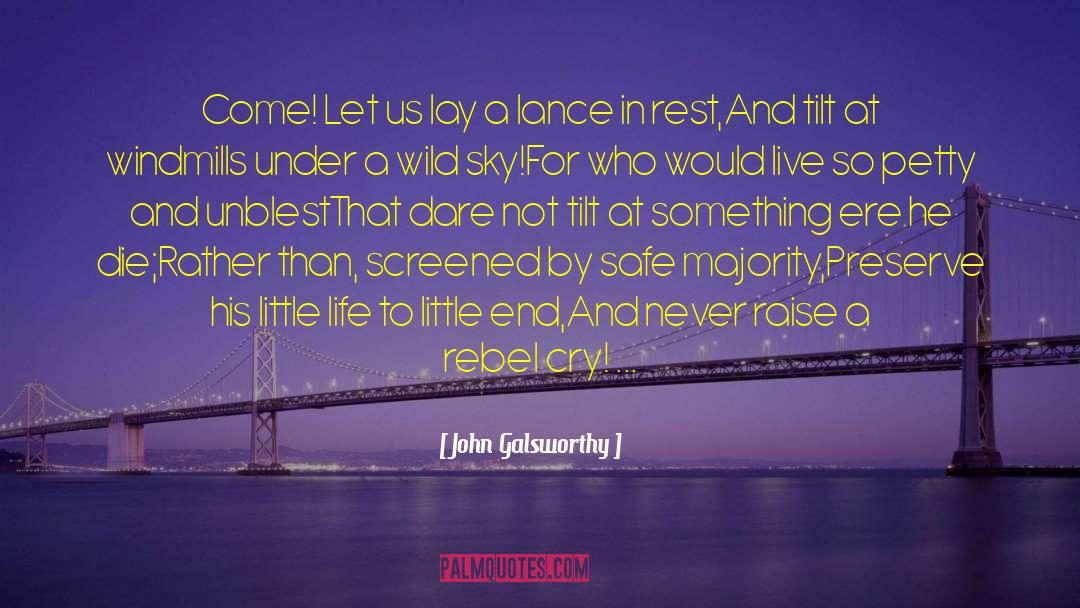 Little Life quotes by John Galsworthy