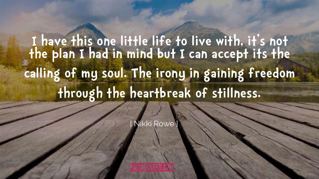 Little Life quotes by Nikki Rowe