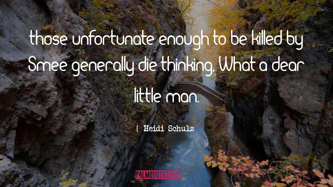 Little Man quotes by Heidi Schulz