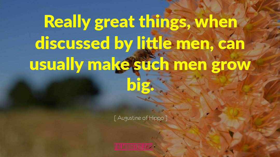 Little Men quotes by Augustine Of Hippo