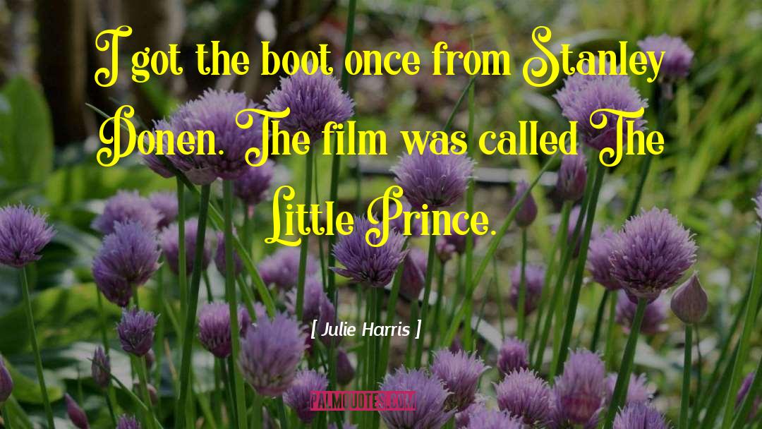 Little Prince quotes by Julie Harris