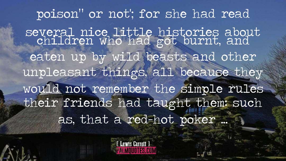 Little Red Riding Hood quotes by Lewis Carroll