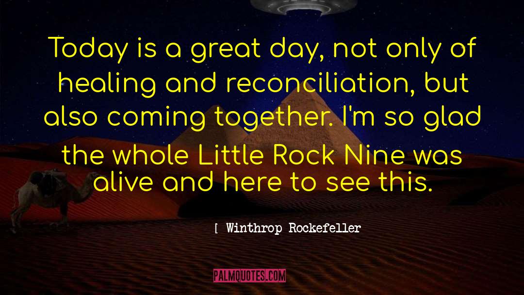 Little Rock Nine Elizabeth Eckford quotes by Winthrop Rockefeller