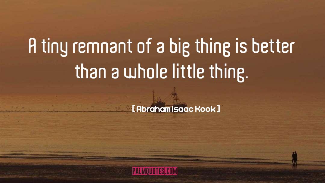 Little Thing quotes by Abraham Isaac Kook