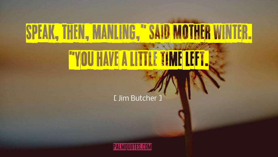 Little Time Left quotes by Jim Butcher