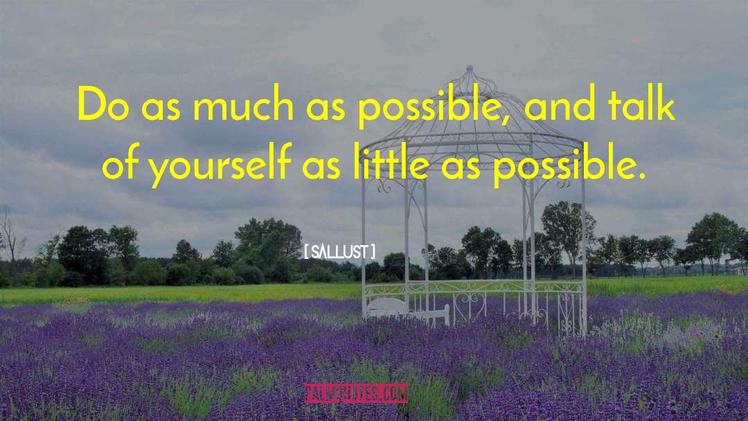 Little Towns quotes by Sallust