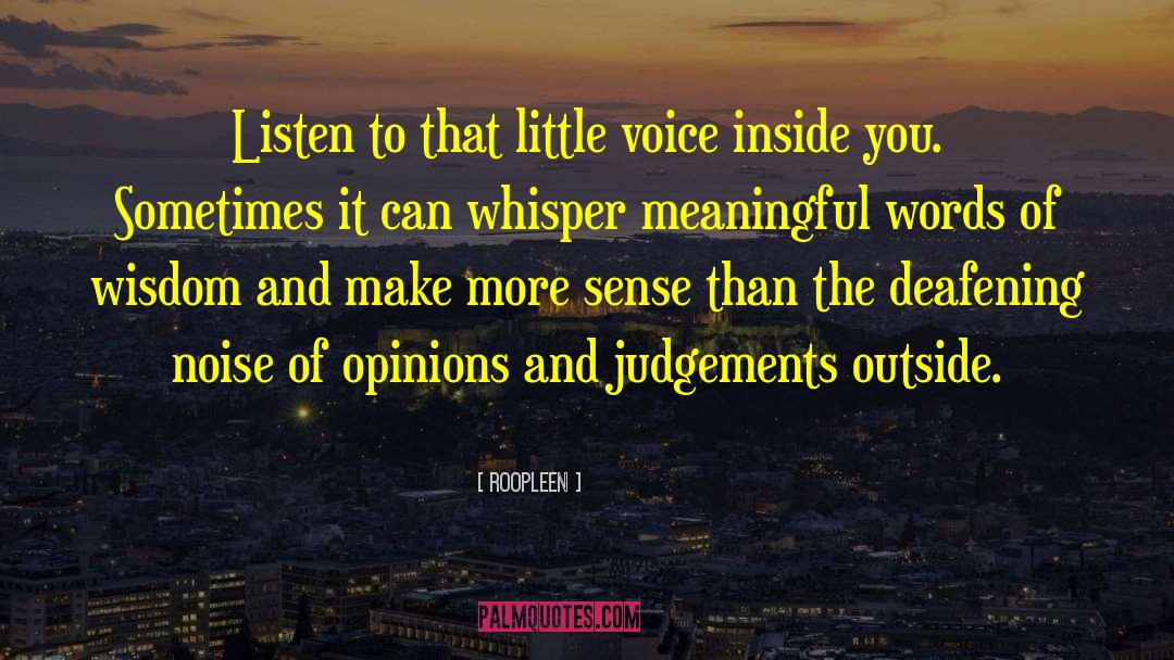 Little Voice quotes by Roopleen