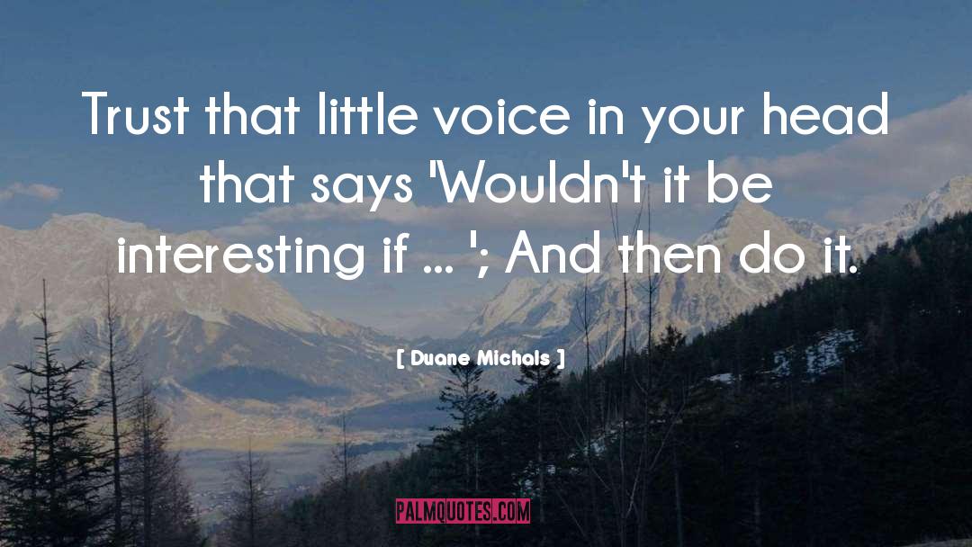 Little Voice quotes by Duane Michals