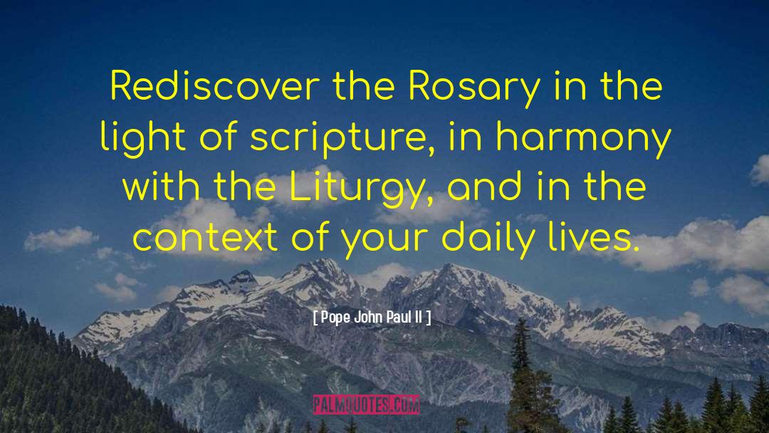 Liturgy quotes by Pope John Paul II