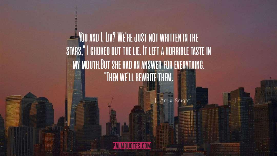 Liv quotes by Amie Knight