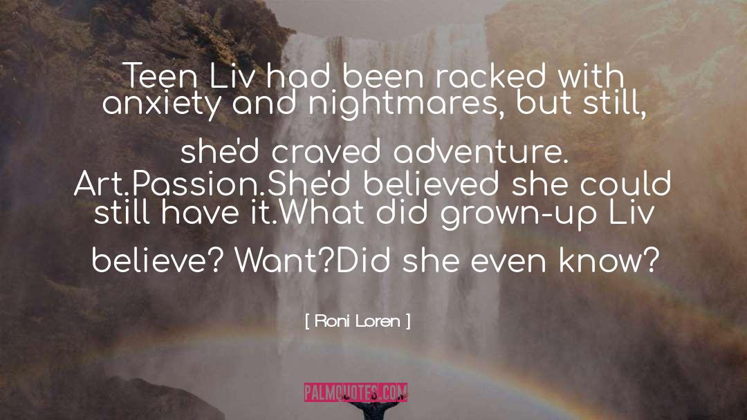 Liv quotes by Roni Loren