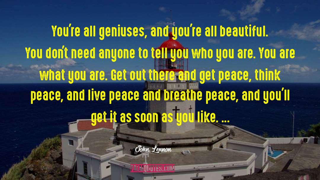 Live Choices quotes by John Lennon