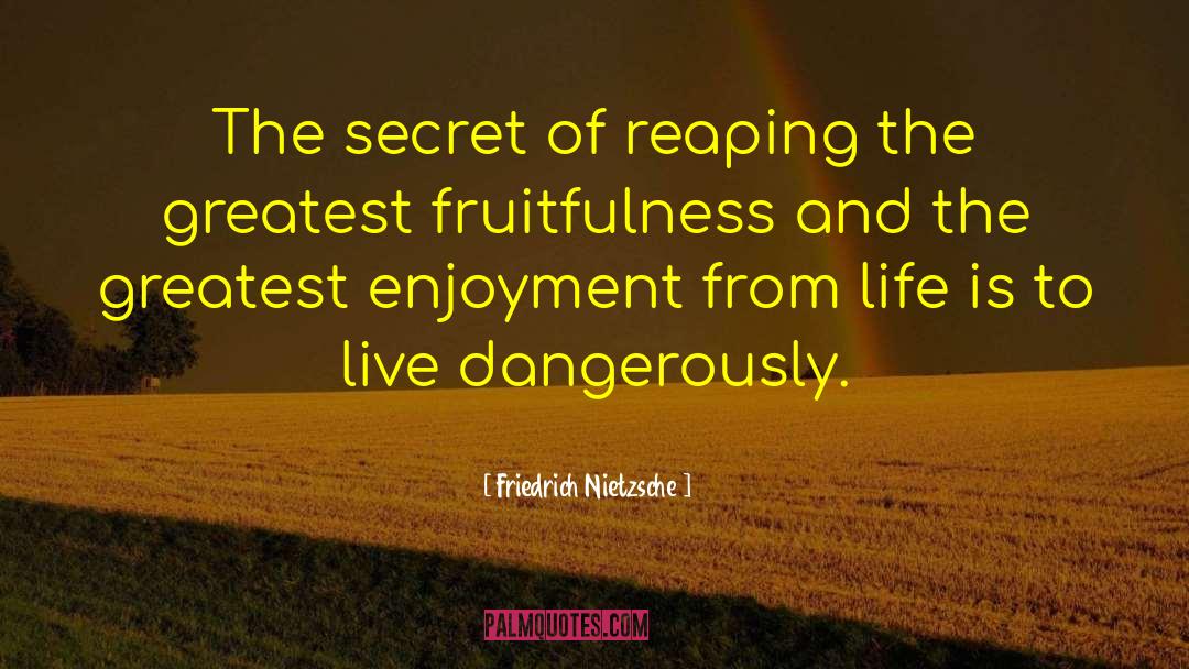 Live Dangerously quotes by Friedrich Nietzsche