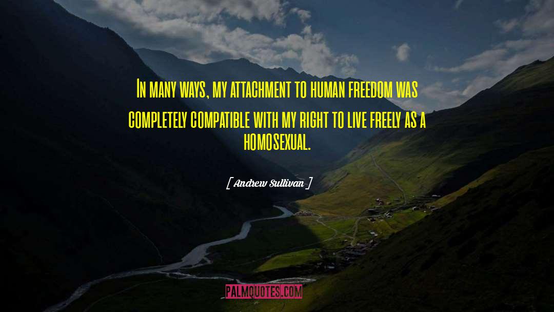 Live Freely quotes by Andrew Sullivan