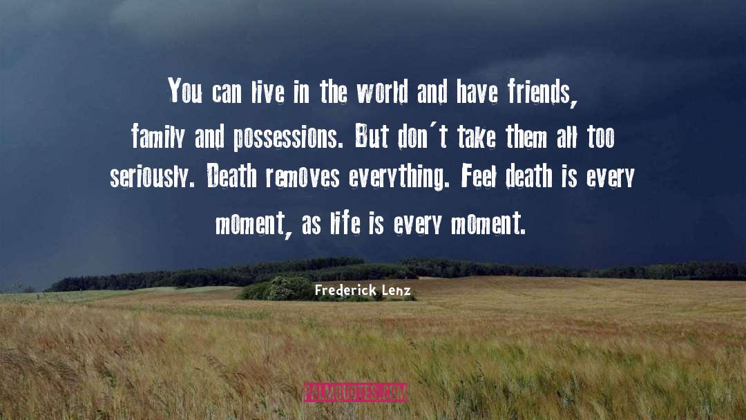 Live Holy quotes by Frederick Lenz