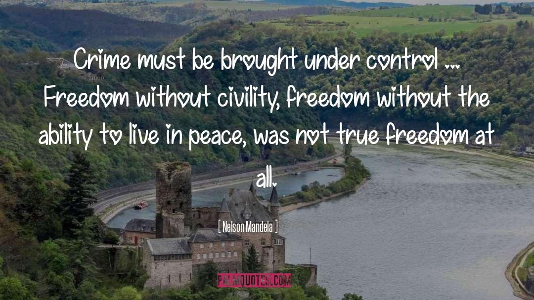 Live In Peace quotes by Nelson Mandela