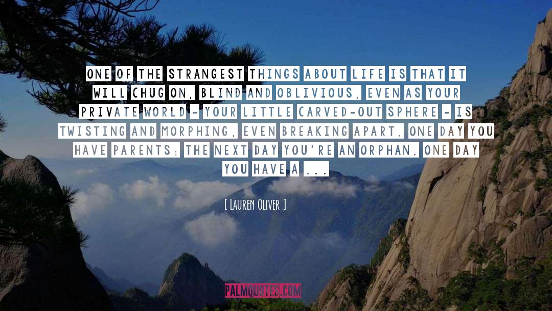 Live In The Wilderness quotes by Lauren Oliver