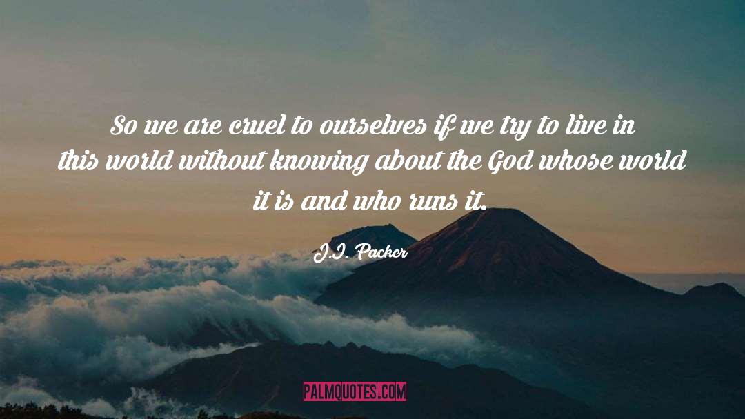 Live In This World quotes by J.I. Packer