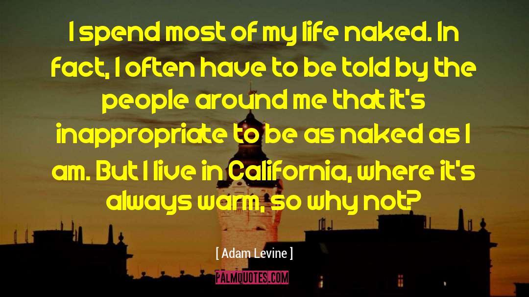 Live Life Fully quotes by Adam Levine
