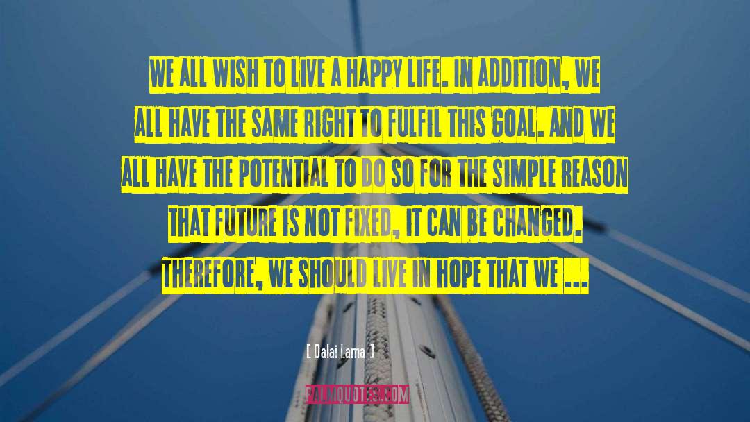 Live Life Happy quotes by Dalai Lama