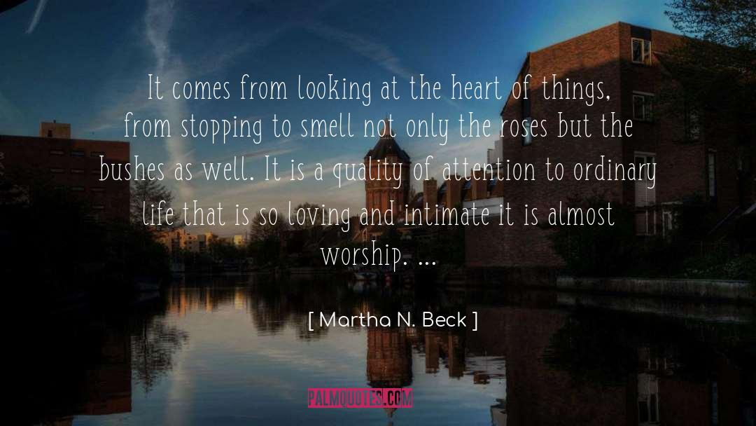 Live Life So Well quotes by Martha N. Beck