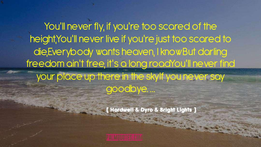 Live Living quotes by Hardwell & Dyro & Bright Lights