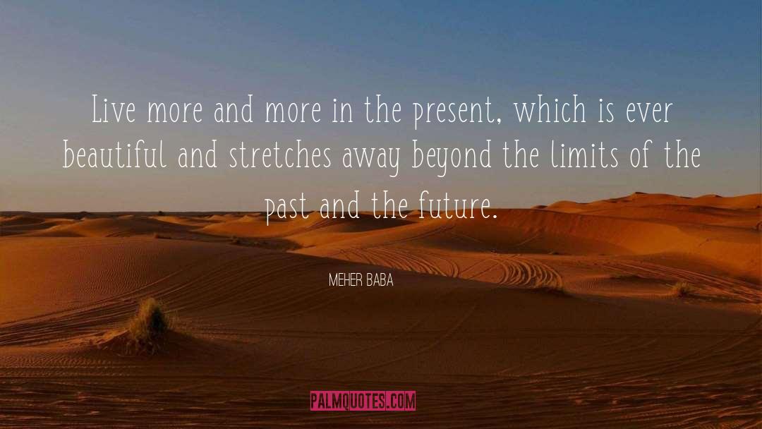 Live More quotes by Meher Baba