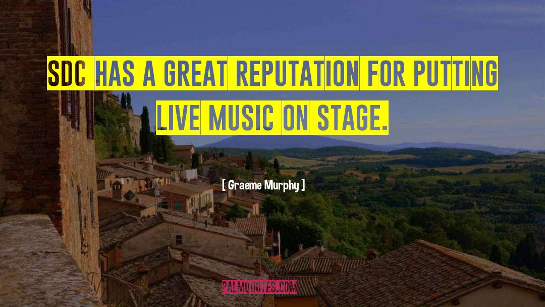 Live Music quotes by Graeme Murphy