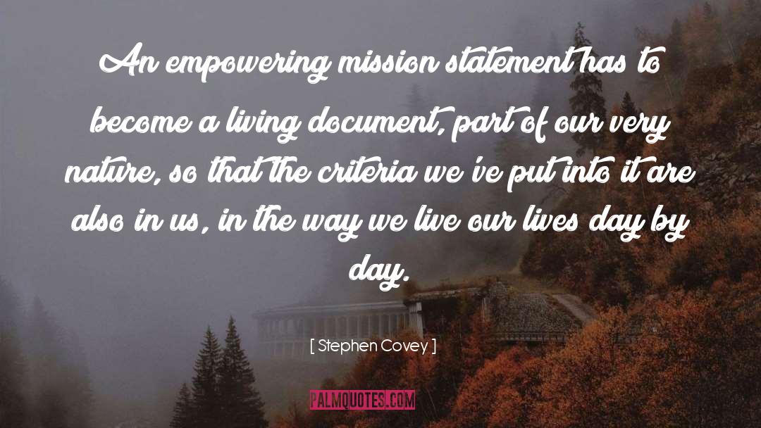 Live Our Lives quotes by Stephen Covey